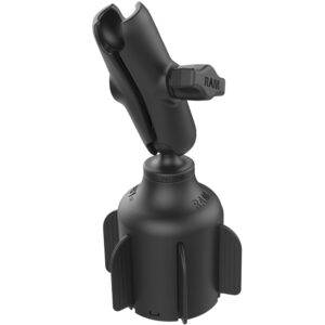 RAM Mount Stubby Cup Holder Mount w-Double Socket Arm