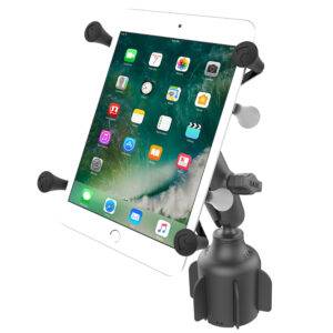 RAM Mount RAM X-Grip f-7″-8″ Tablets w-RAM Stubby Cup Holder Base