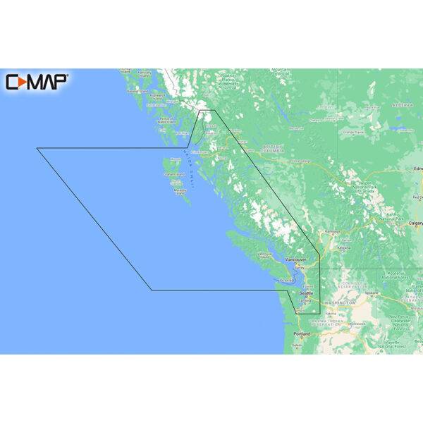 C-MAP M-NA-Y207-MS Columbia  Coastal Chart