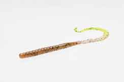 Zoom Magnum Worm 9in 20-bag Pumpkin Chartreuse Tail