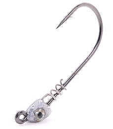 Mustad Spring Lock Jig Head 3-16oz 3-0 Plain 4ct