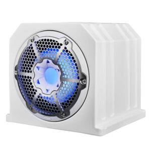 DS18 HYDRO 10″ Marine Sub Box w-RGB Lighting – White