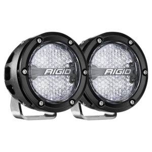 RIGID Industries 360-Series RGBW 4″ Offroad Lamp Diffused Beam w-RGBW Backlight Pods – Set of 2