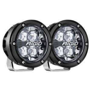 RIGID Industries 360-Series RGBW 4″ Offroad Spot Beam w-RGBW Backlight Pods – Set of 2