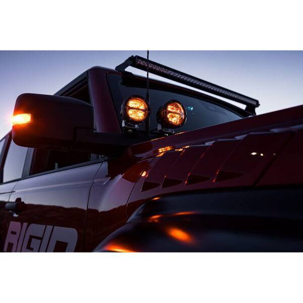 RIGID Industries 360-Series RGBW 4" Offroad Spot Beam w-RGBW Backlight Pods - Set of 2 - Image 3