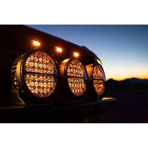 RIGID Industries 360-Series RGBW 9" Offroad Lamp Spot Beam w-RGBW Backlight Pods - Single - Image 4