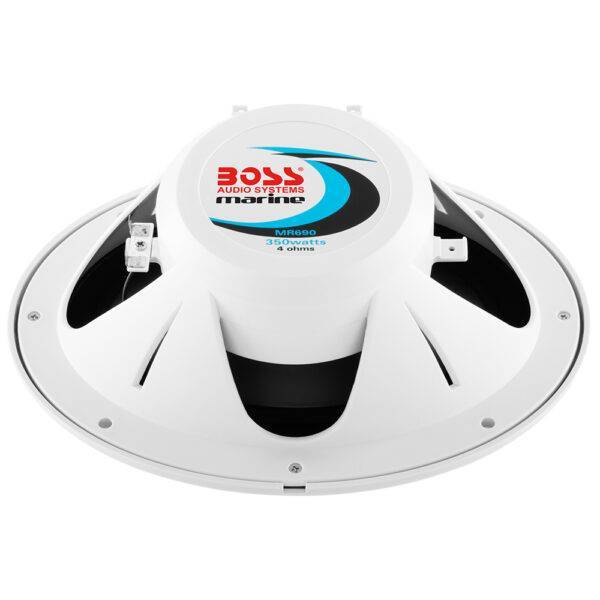 Boss Audio 6"x 9" MR690 Oval Speakers - White - 350W - Image 4