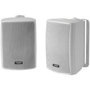 Fusion 4″ Compact Marine Box Speakers – (Pair) White