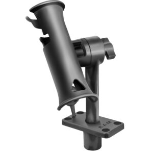 RAM Mount RAM Tube Jr. Fishing Rod Holder w-Standard 6″ Length Post Spline & Flush Mounting Base