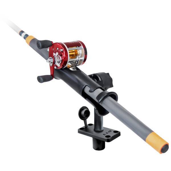 RAM Mount RAM Tube Jr. Fishing Rod Holder w-Standard 6" Length Post Spline & Flush Mounting Base - Image 2