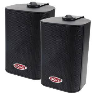 Boss Audio 4″ MR4.3B Box Speakers – Black – 200W