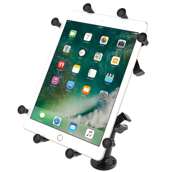 RAM Mount X-Grip III Large Tablet Holder w- Long Flat Surface Mount - Image 2