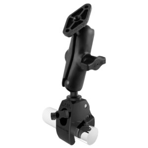 RAM Mount Medium Tough-Claw Base w-Double Socket Arm & Diamond Base Adapter