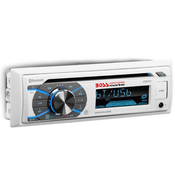 Boss Audio MR508UABW Marine Stereo w-AM-FM-CD-BT-USB - Image 4