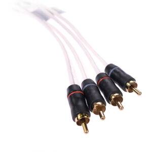 Fusion Performance RCA Cable – 4 Channel – 12′