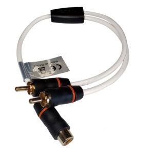 Fusion RCA Cable Splitter – 1 Female to 2 Male – 1′