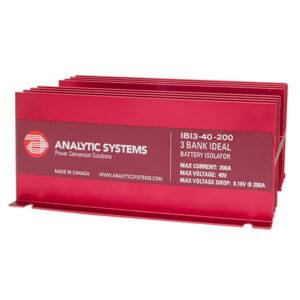 Analytic Systems 200A, 40V 3-Bank Ideal Battery Isolator 6