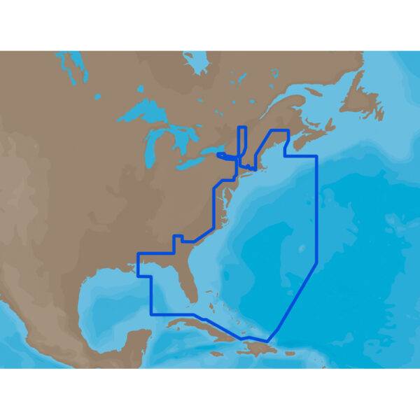 C-MAP MAX NA-M022 - U.S. East Coast  Card