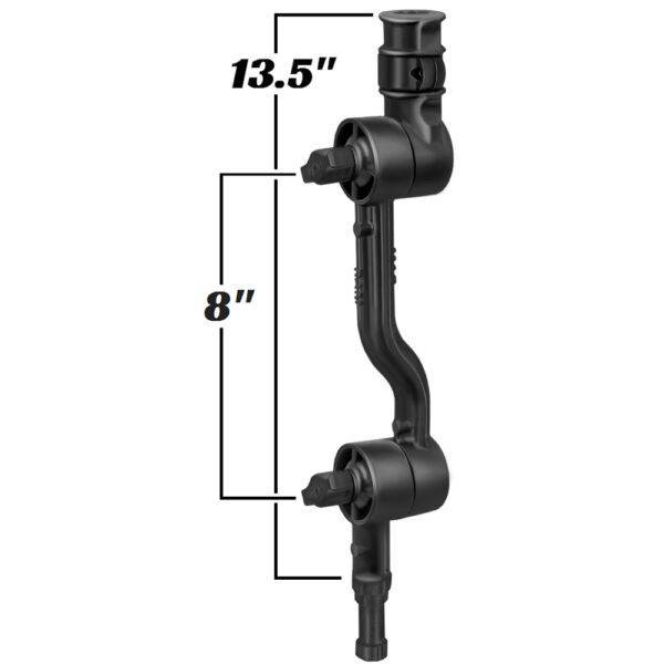 RAM Mount Adjustable Adapt-a-Post 13.5" Extension Arm